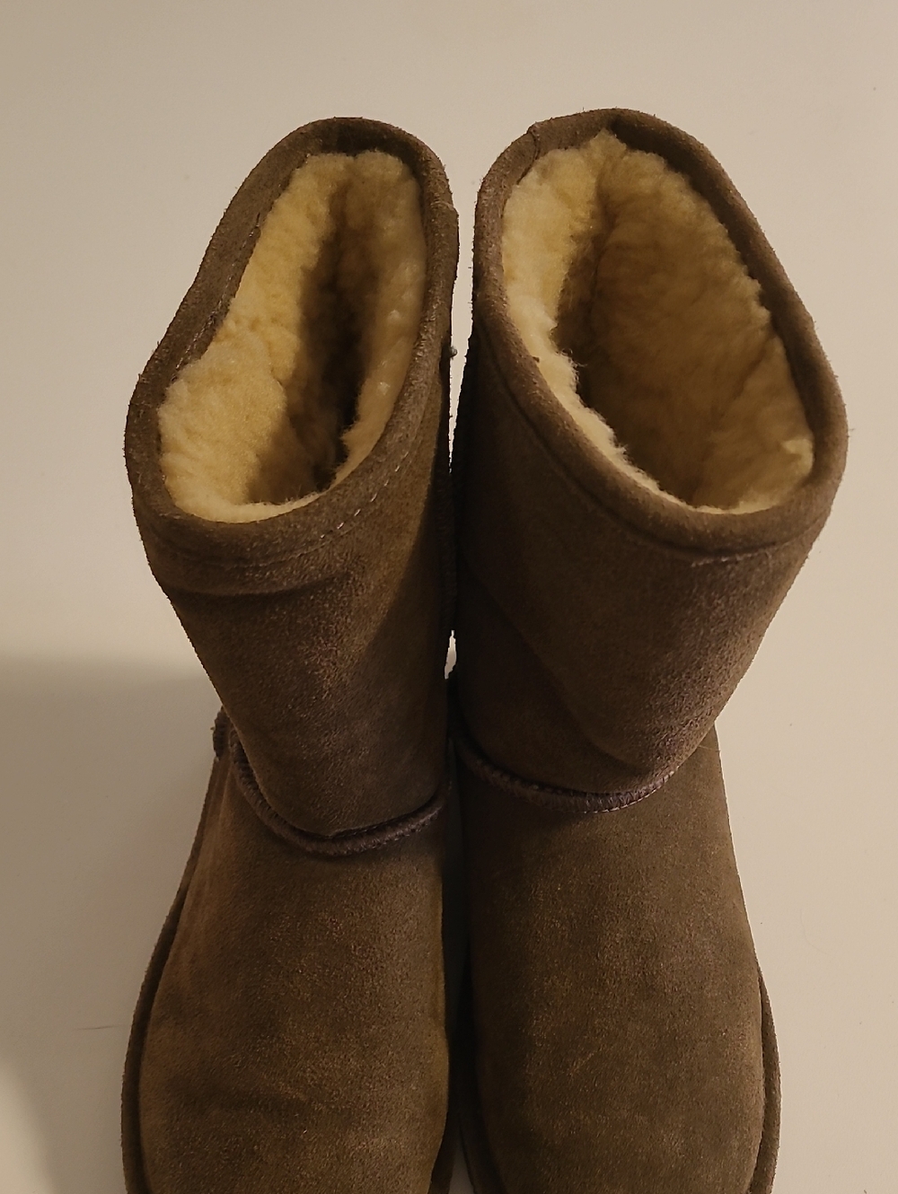 Bearpaw Women’s Cozy Shearling-Lined Suede Boots - Brown